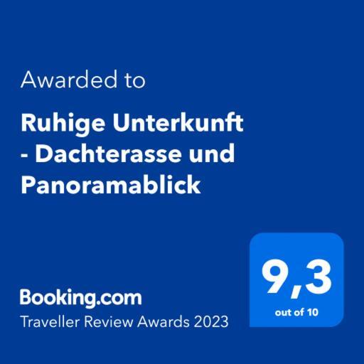 Ruhige Unterkunft - Dachterasse Und Panoramablick Warstein Exterior foto