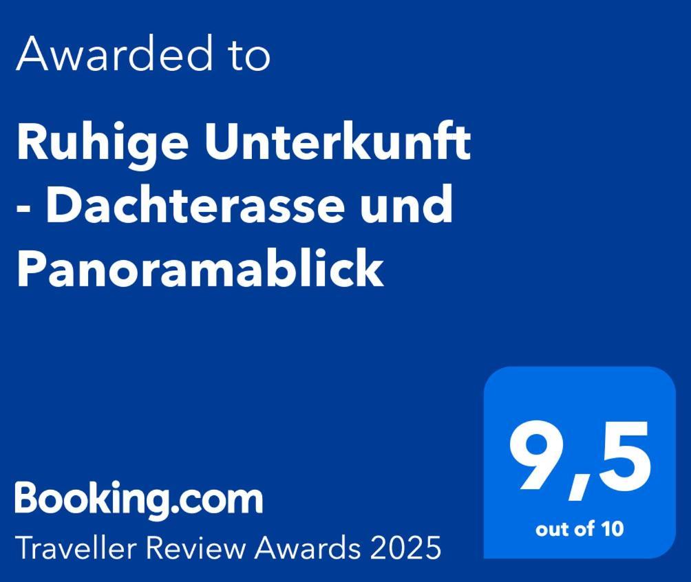 Ruhige Unterkunft - Dachterasse Und Panoramablick Warstein Exterior foto